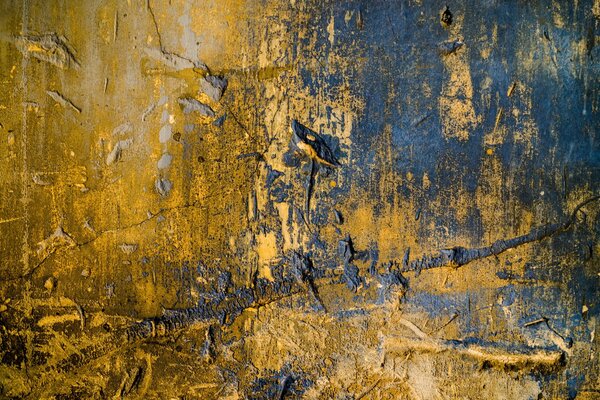 Textures bleu, brun clair et jaune