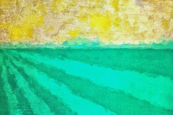 Abstract texture yellow and green