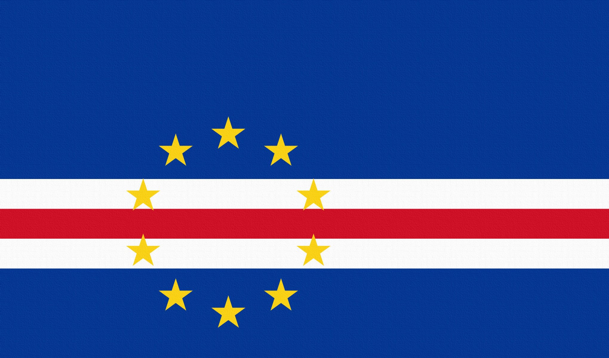 flag cape verde horizontal star