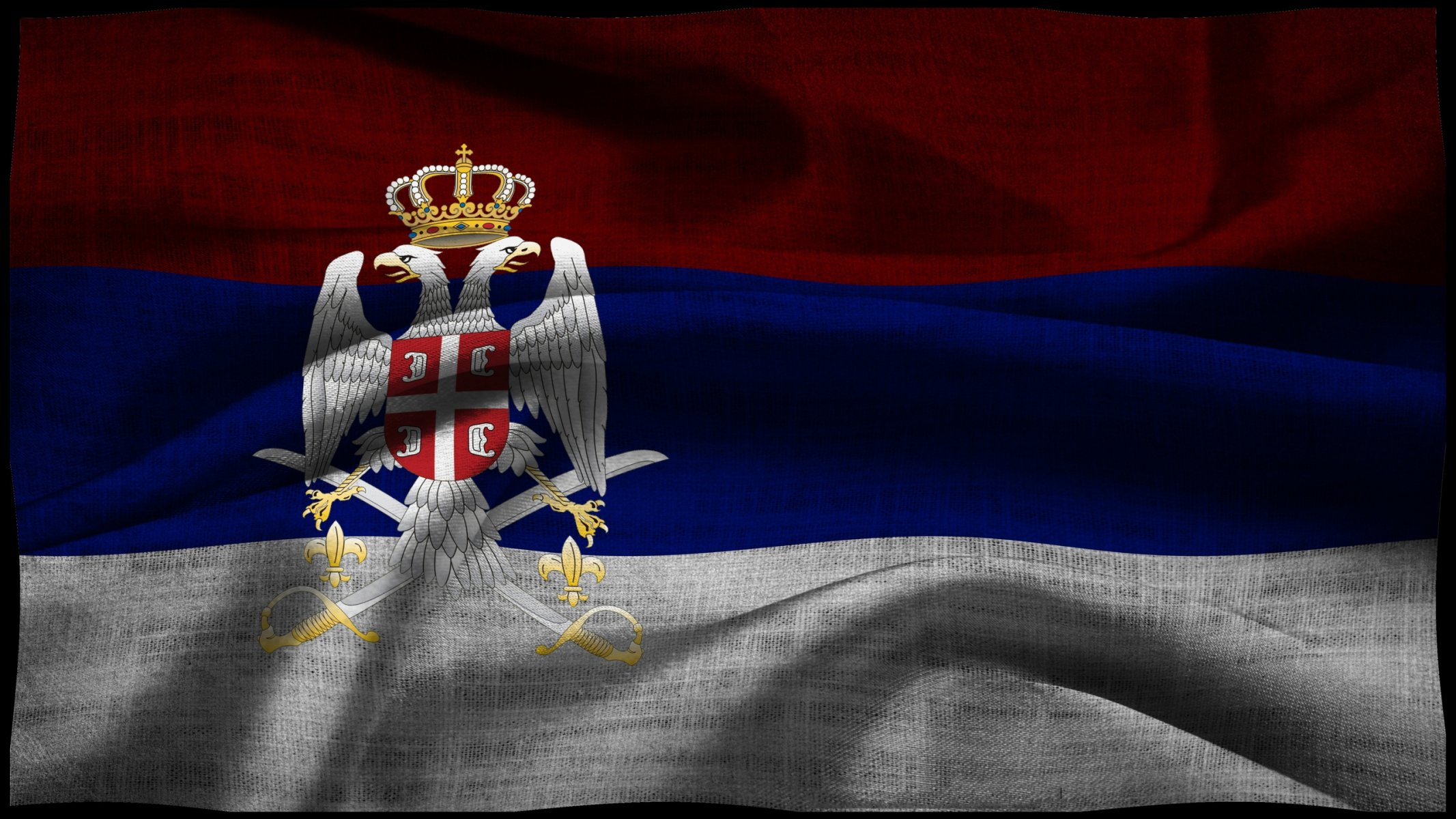 serbia bandera escudo de armas