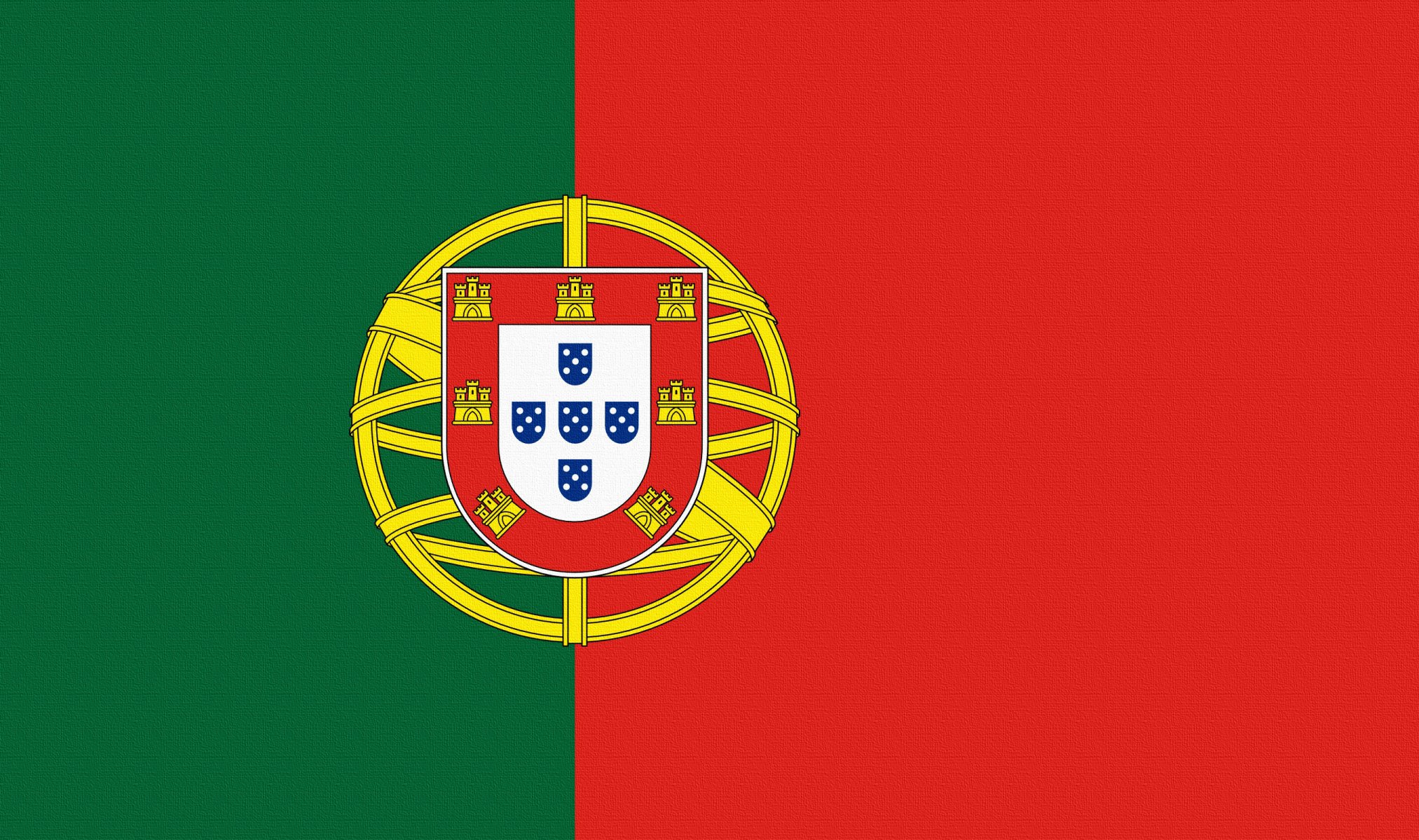 bandera portugal escudo de armas