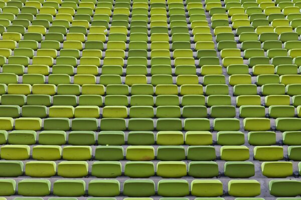 Chairs at the Olympic Stadium in Munich