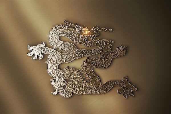 Beautiful dragon logo