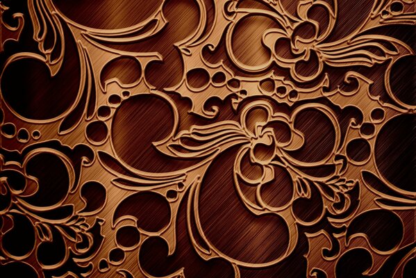 Chocolate-colored texture pattern