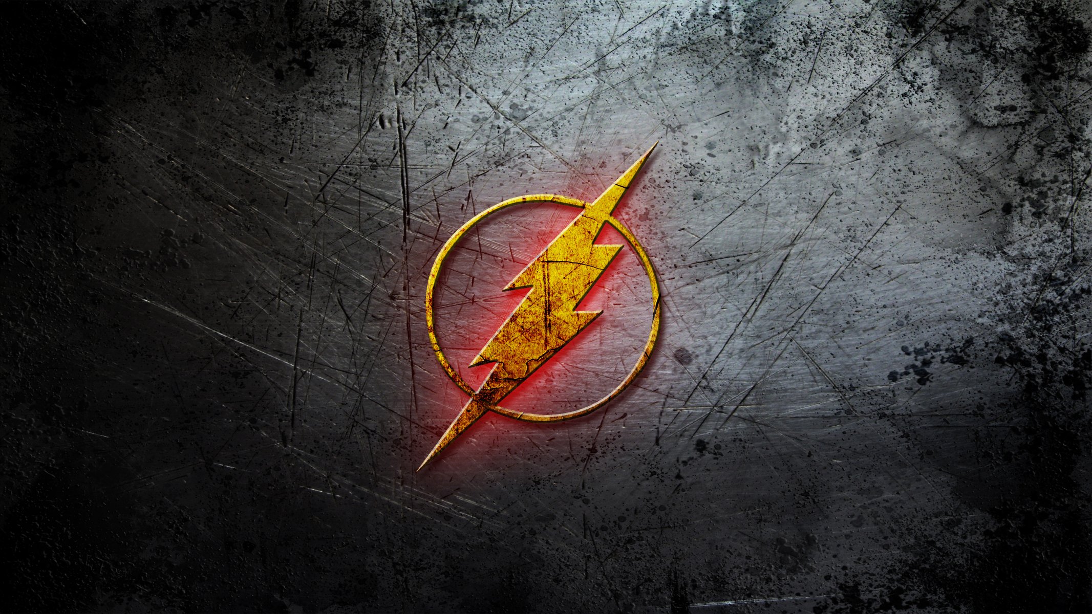 flash logo metalowe