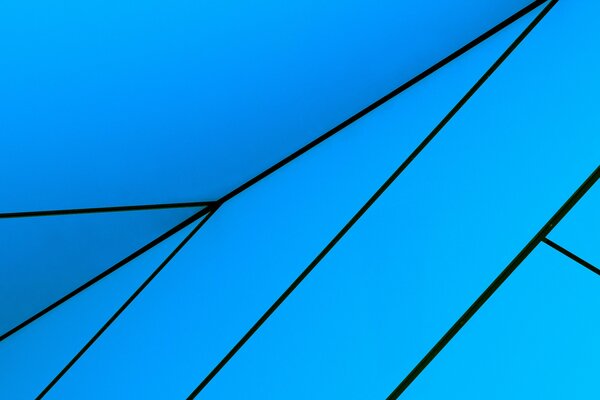 Blue abstraction with arrows