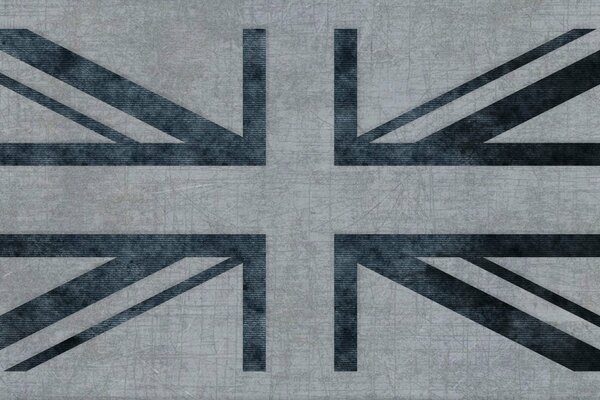 The colorless flag of Great Britain