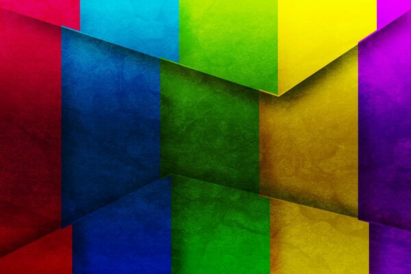 Image de texture de triangles multicolores