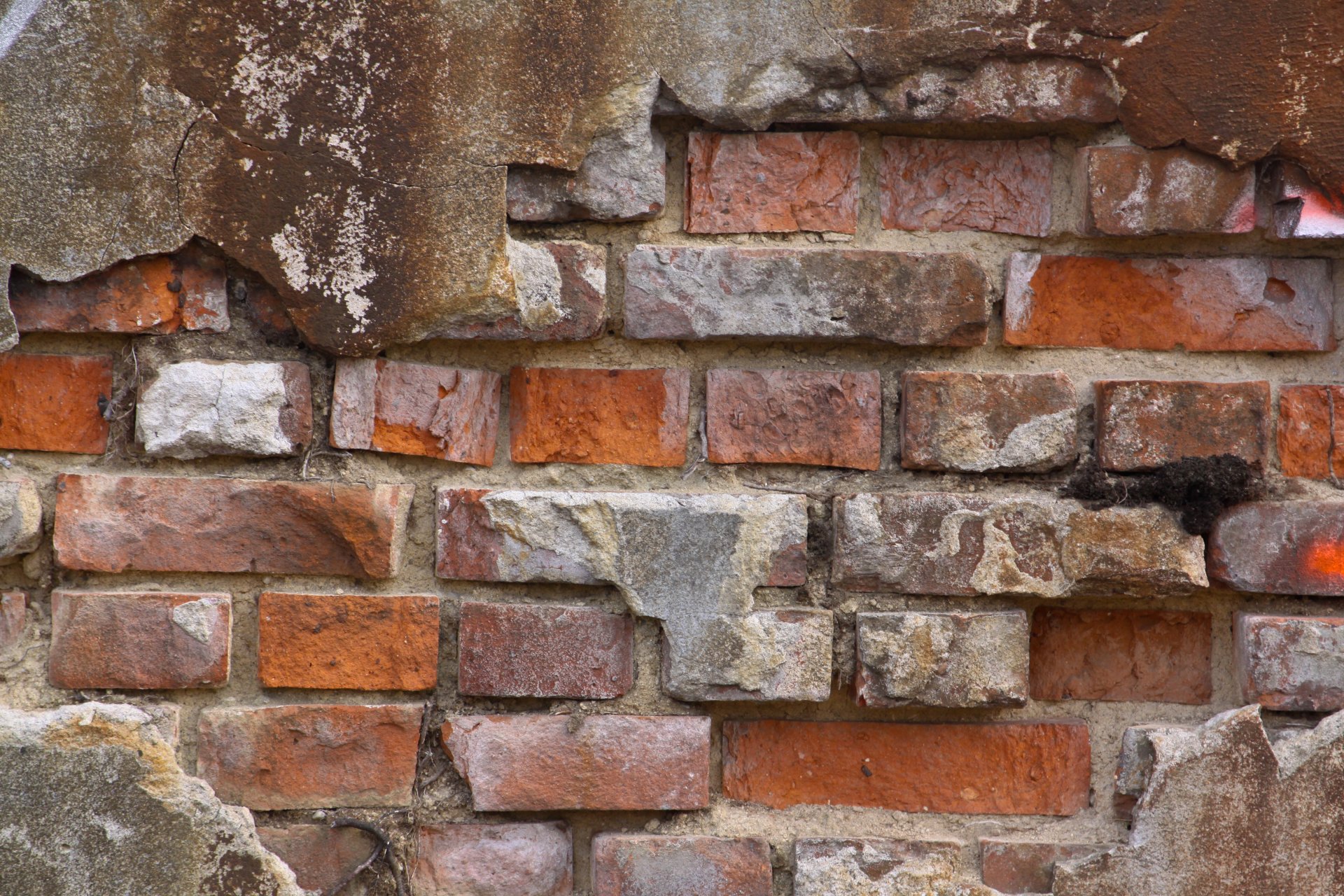 wall brick model broken brick