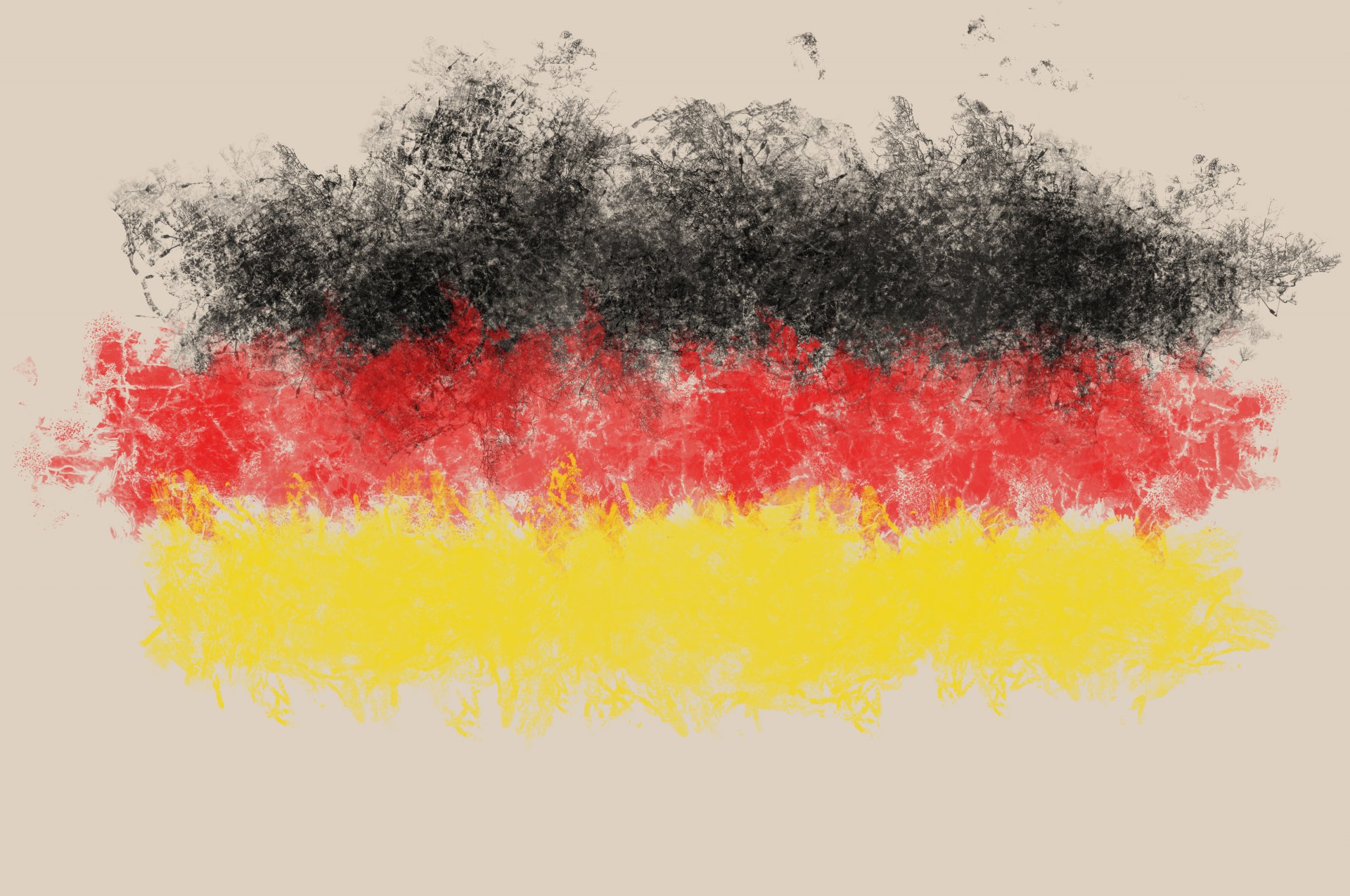 allemagne drapeau noir jaune rouge