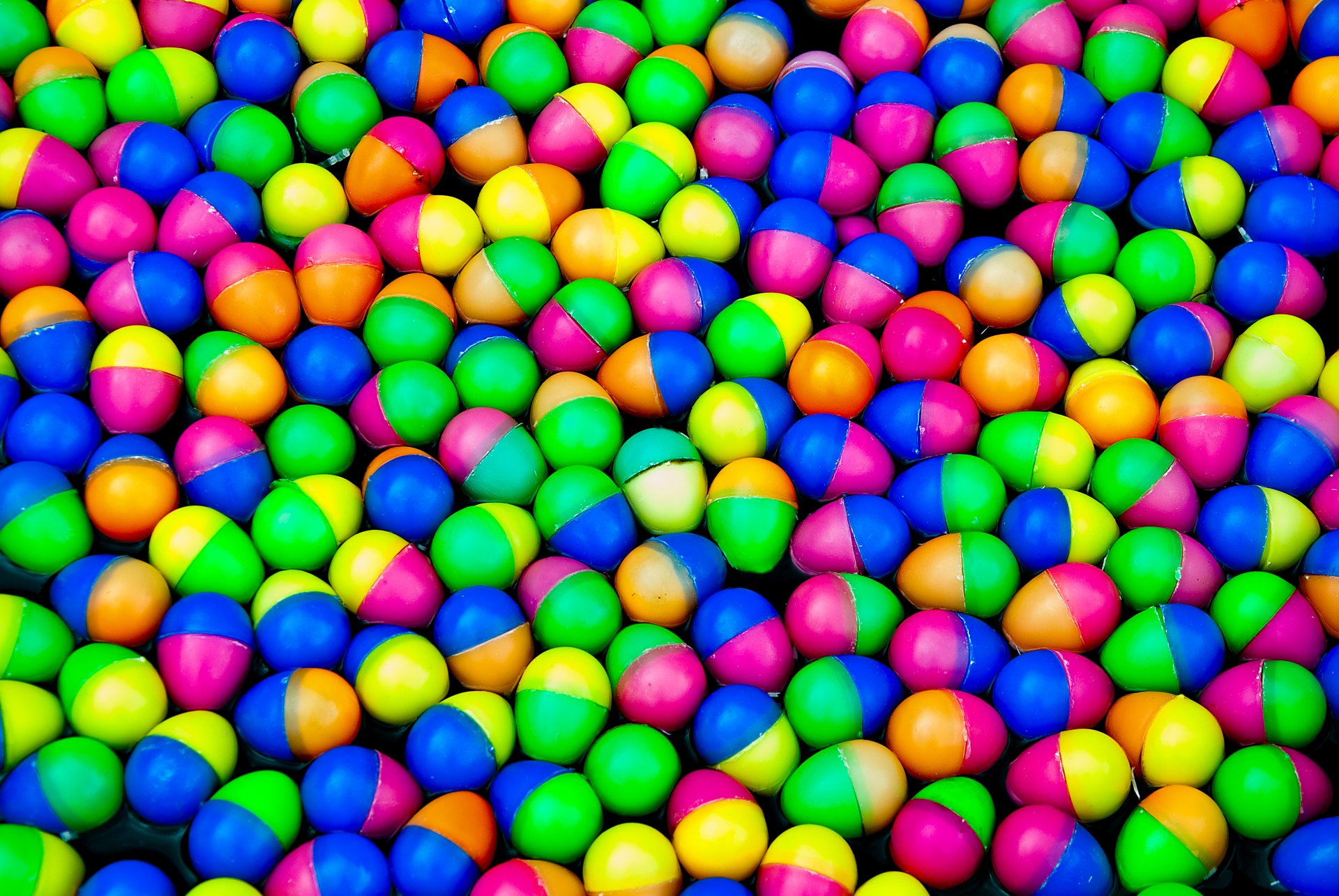 colorato di plastica di pasqua uova-billette