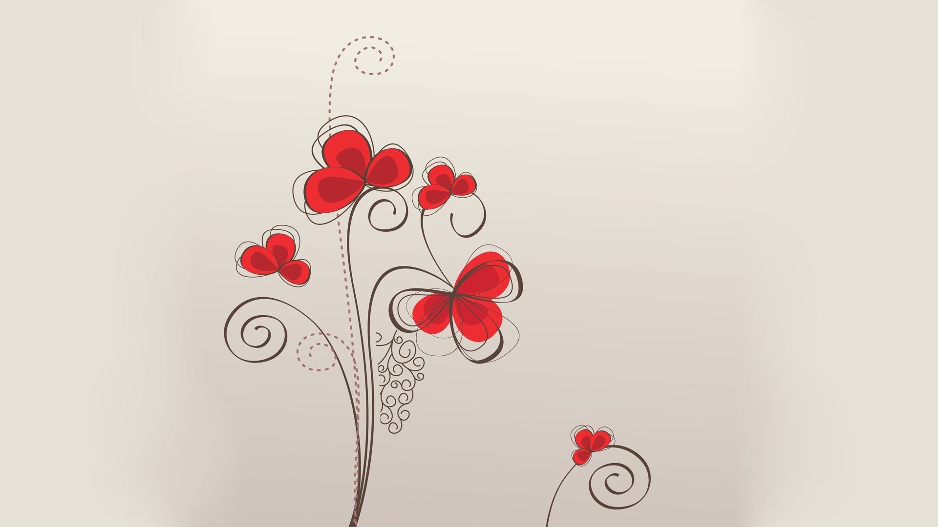 textures flower patterns red background wallpaper