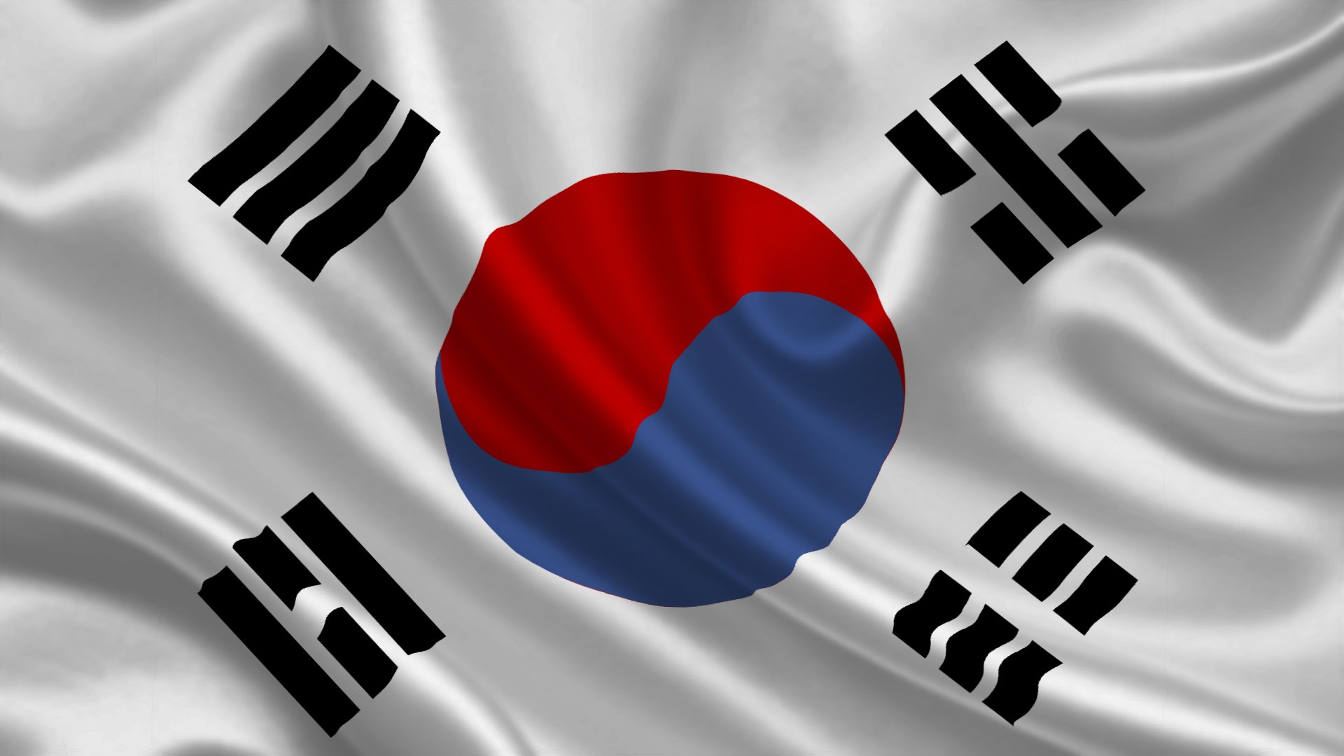 outh korea flag