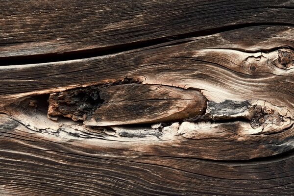 Image d un tableau blanc foncé. fissures en bois, fond en bois