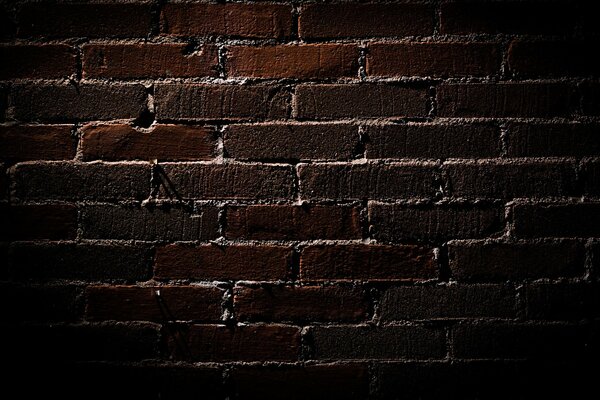 Texture de mur de brique sombre