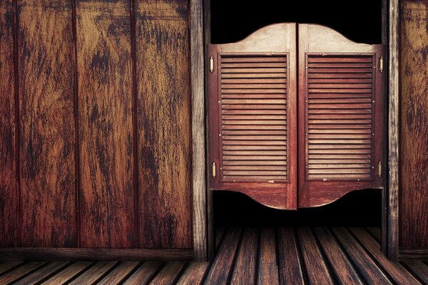 Vintage Brown Doors