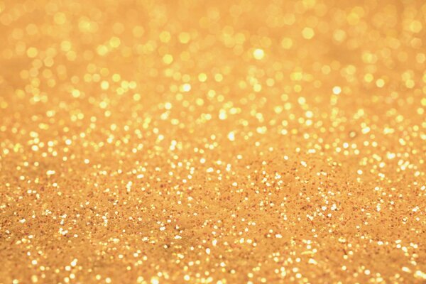 Sequins golden sand yellow