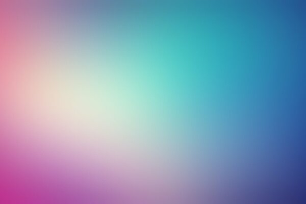 Increased gradient of blue, light blue and pink