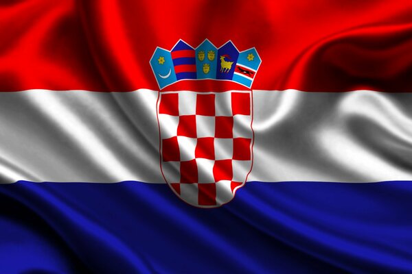 Bandera de la península balcánica - Croacia