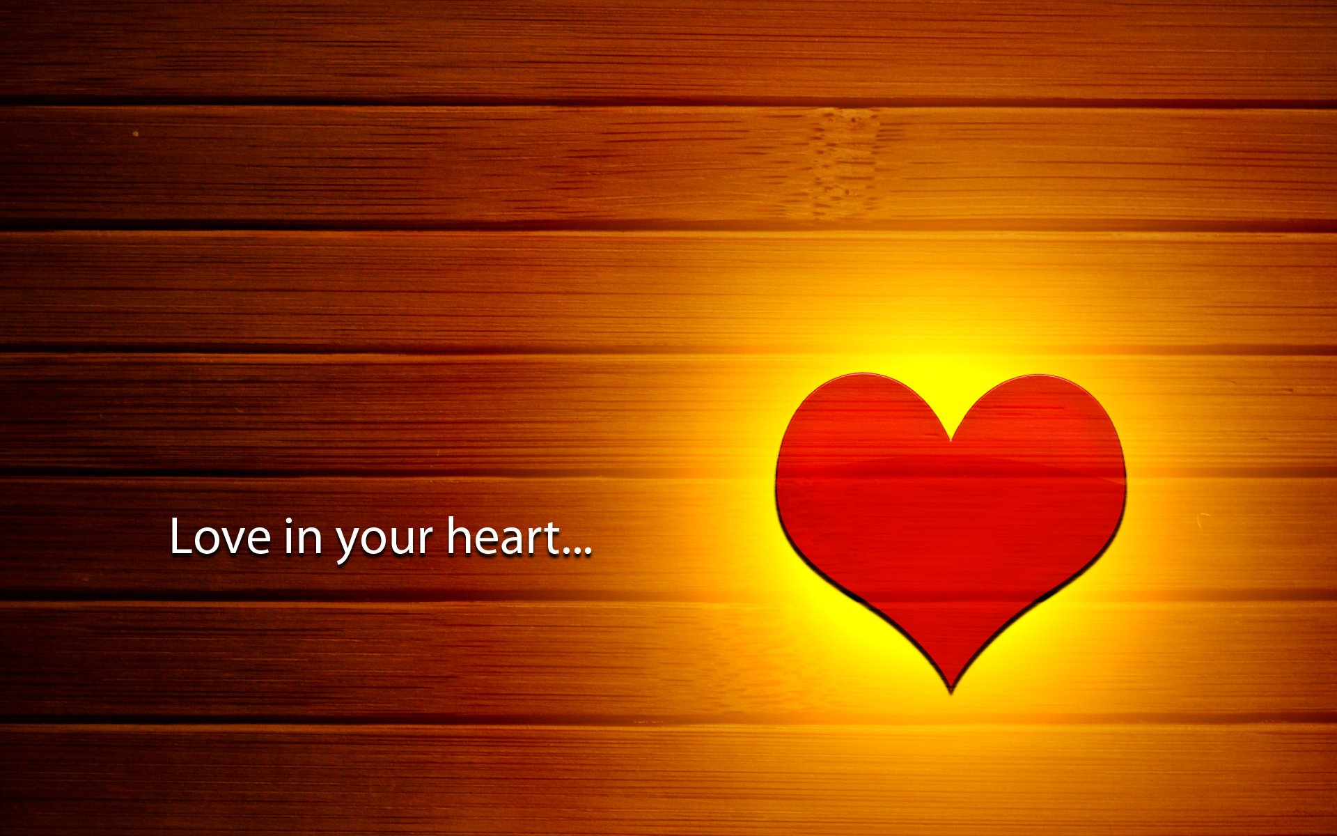 struttura di legno cuore cuore amore