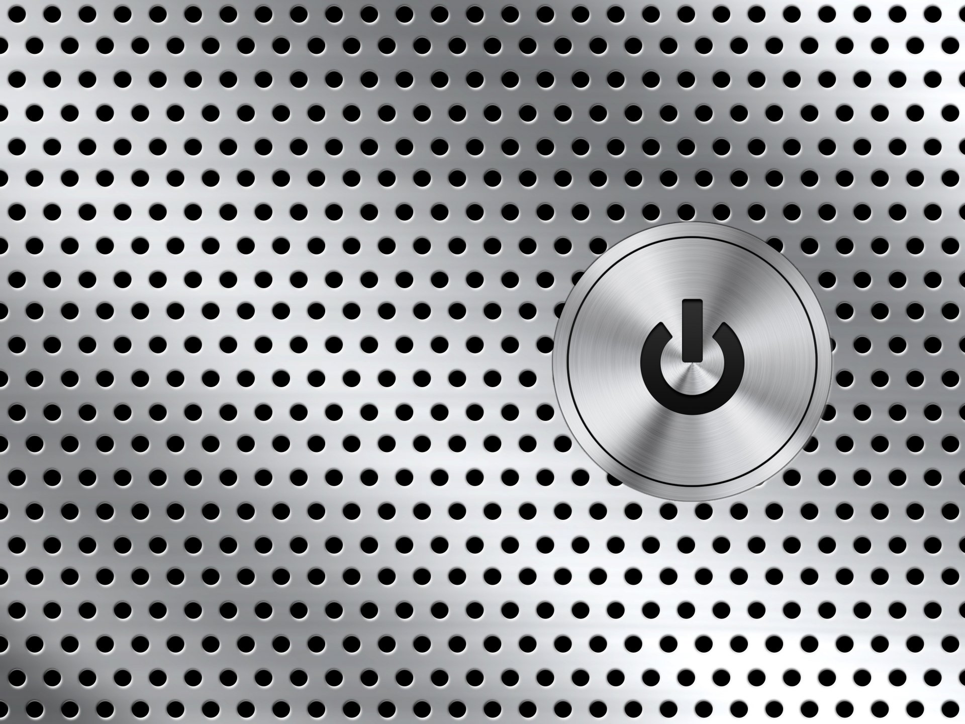 button metal hole