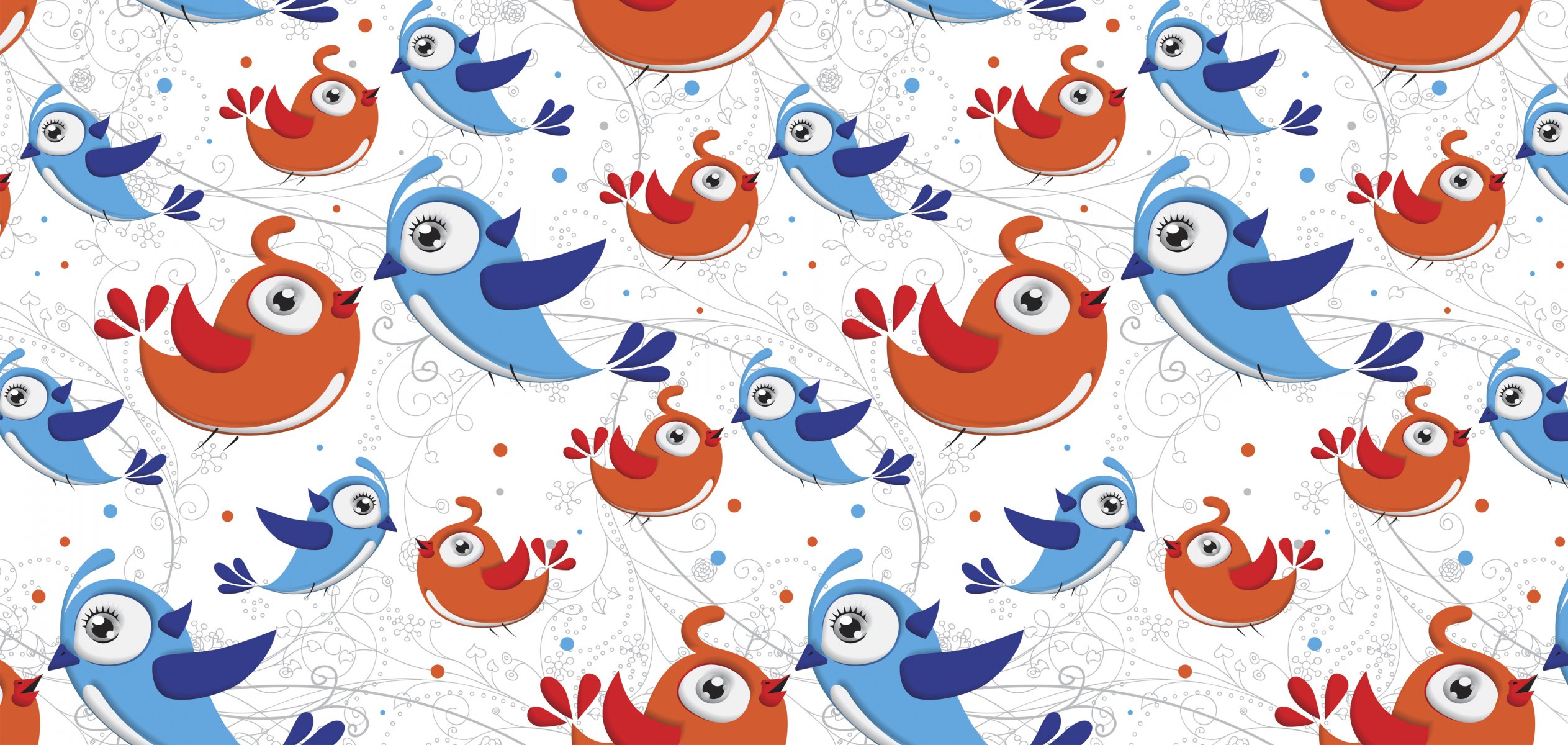 pájaros vector textura cmyk