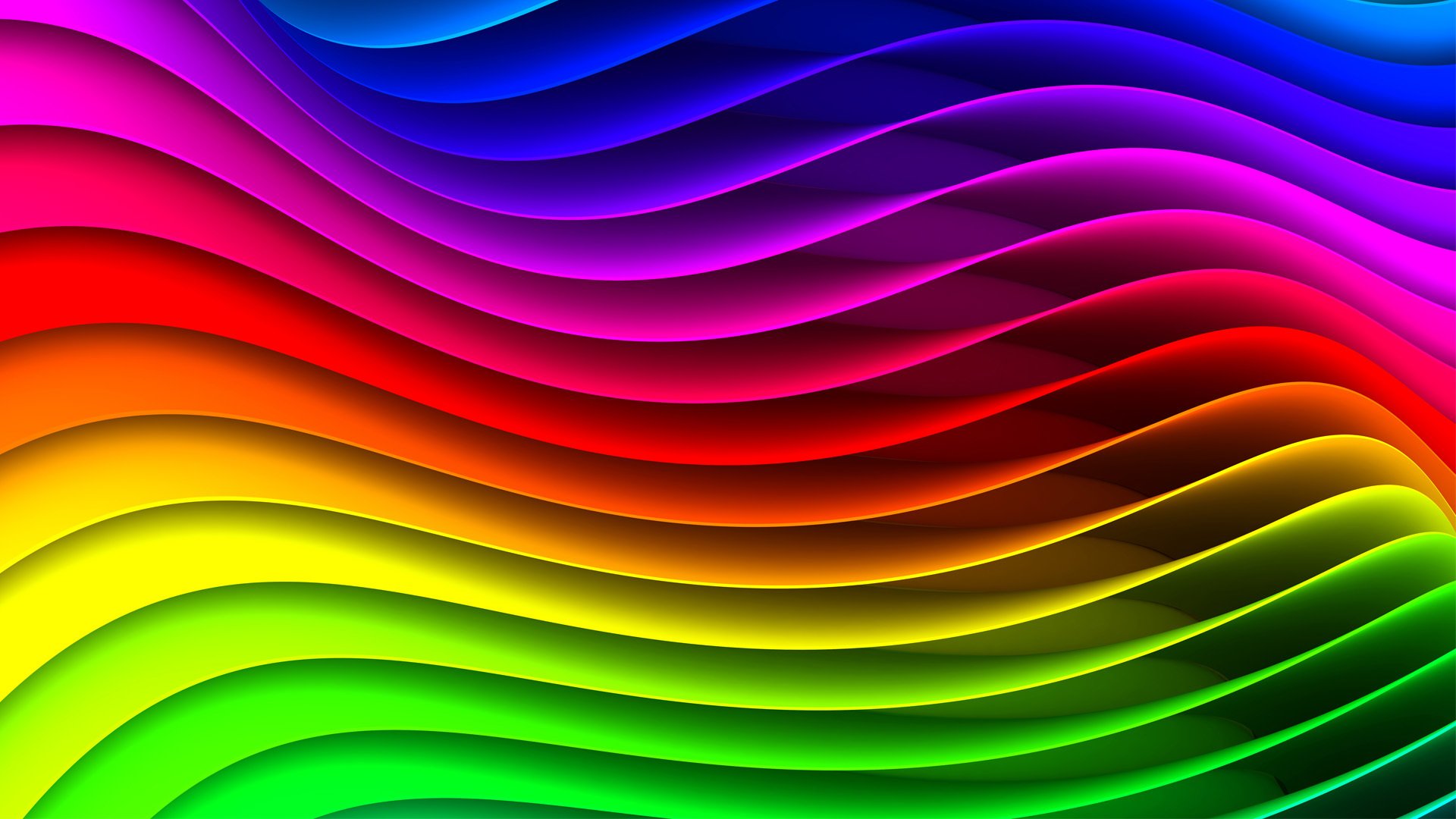 spettro arcobaleno ciclo bande onde