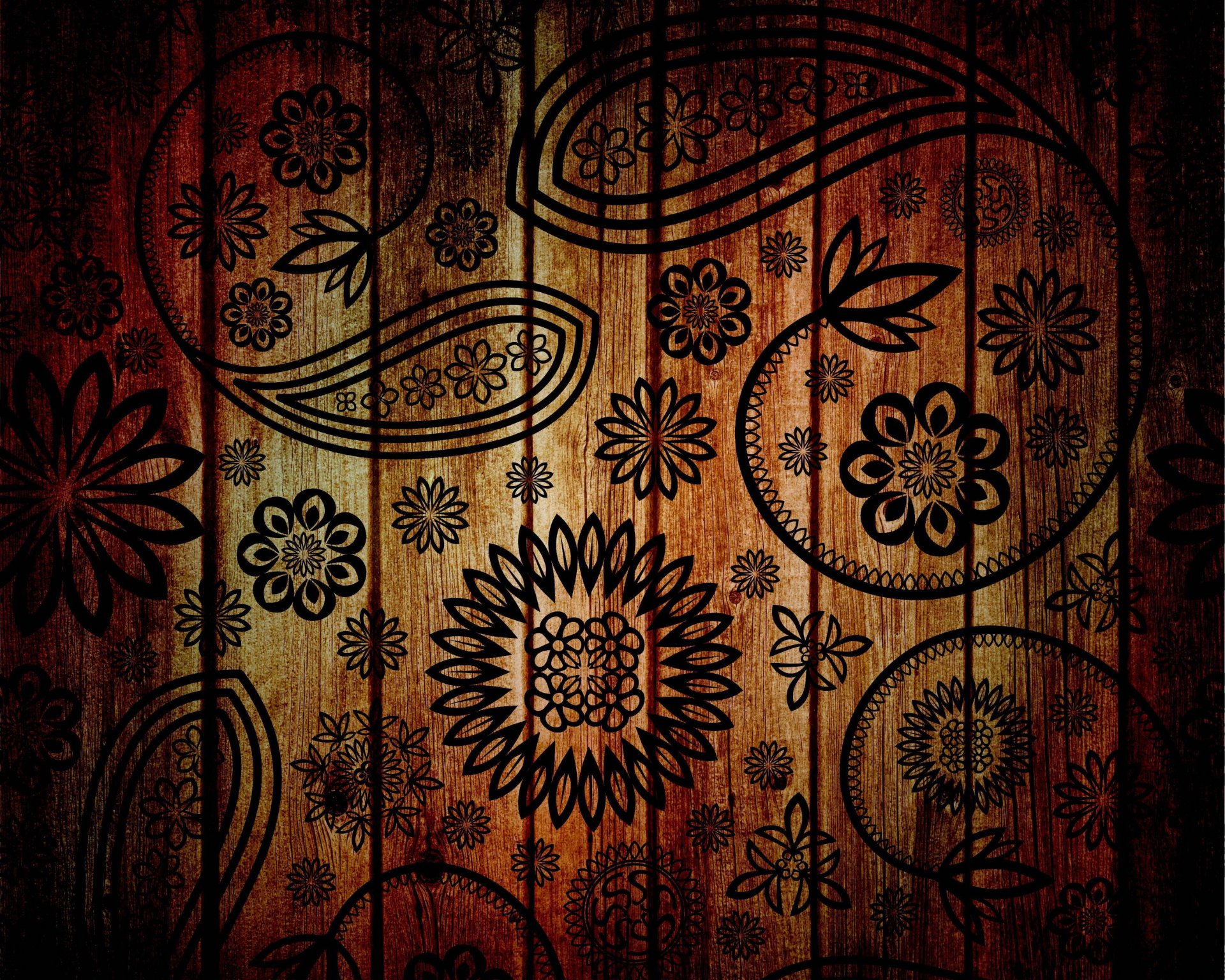 textura fondo madera patrones patrón flores pétalos