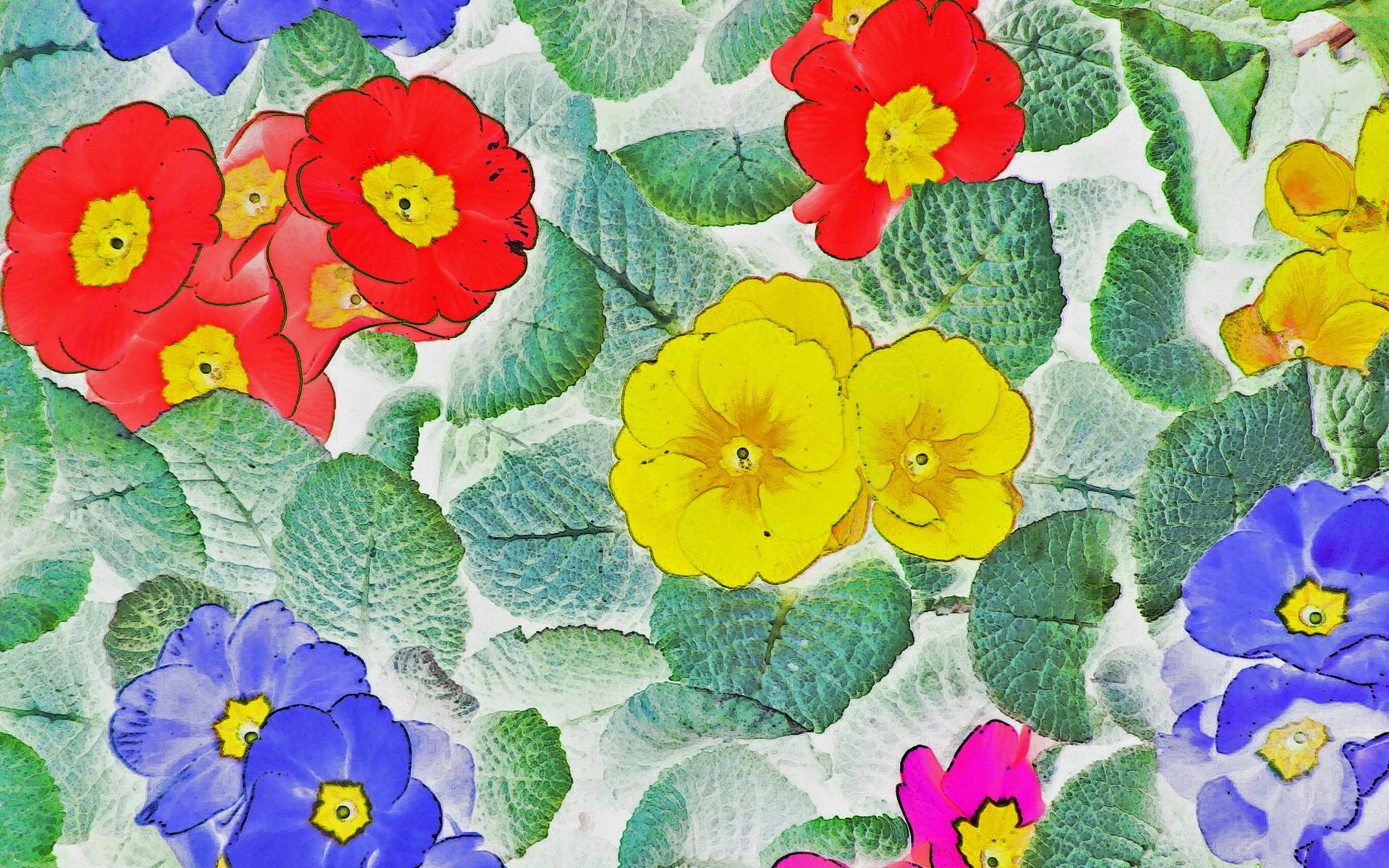 fleurs fond texture