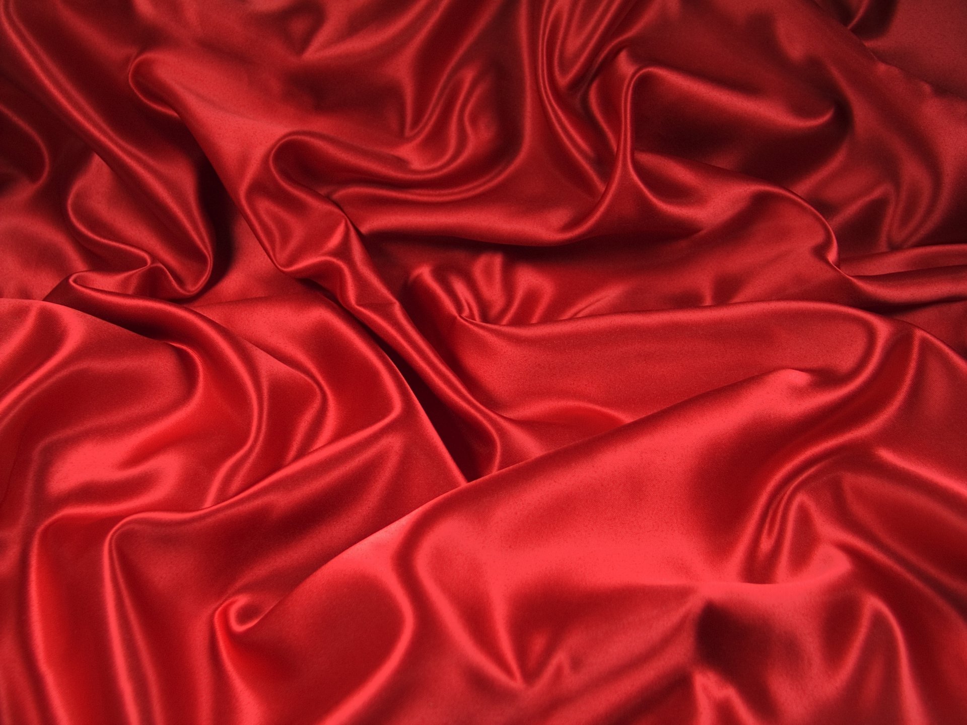 curve tessuto pieghe rosso
