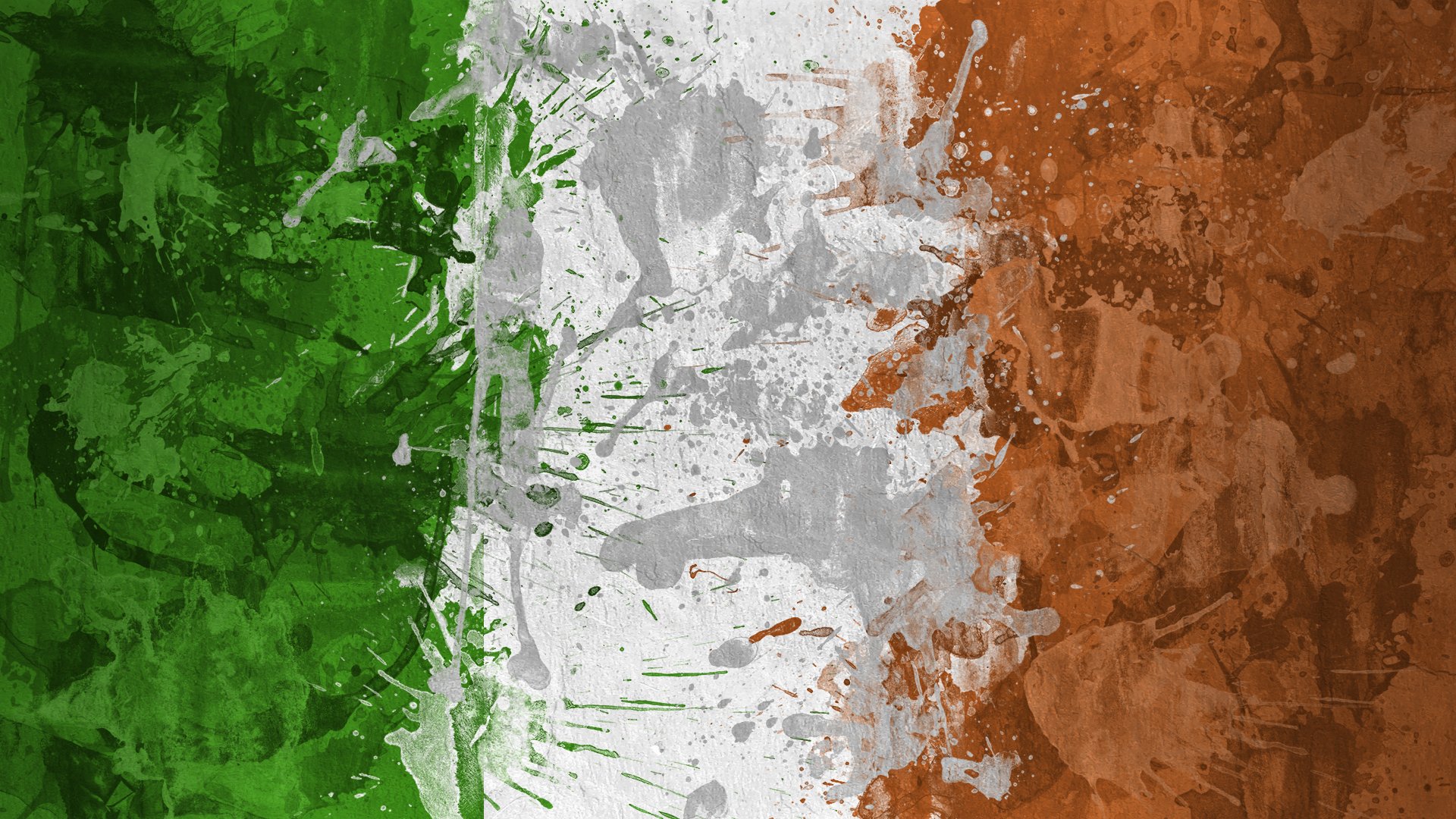 ireland republic of ireland poblacht na héireann flag paint