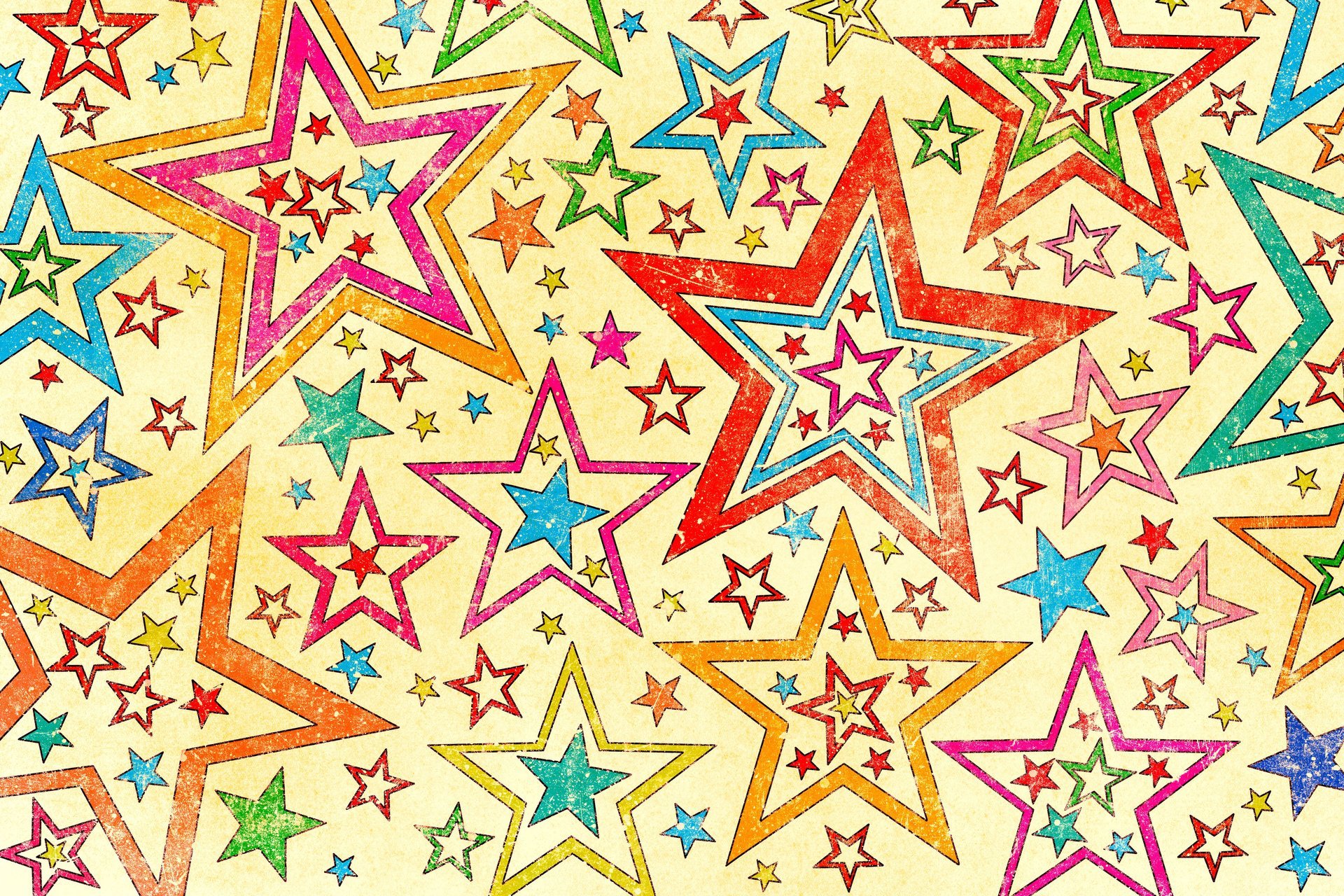 stelle vecchio stile sfondo texture multicolore
