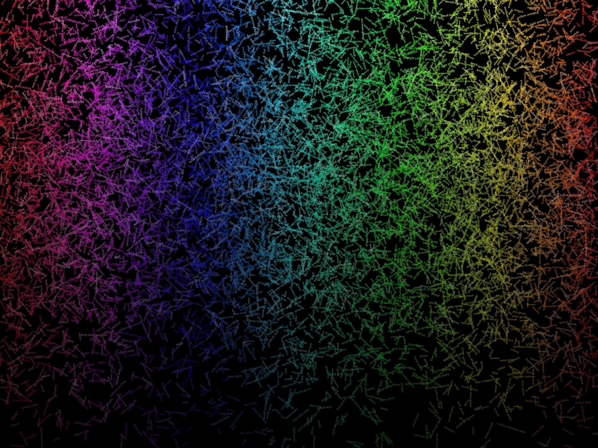 words spectrum flower