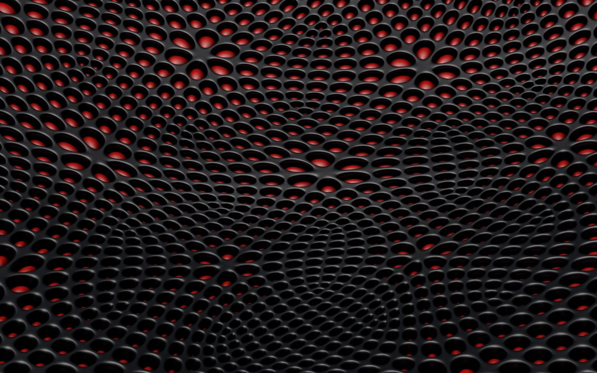 réseau trous rouge noir
