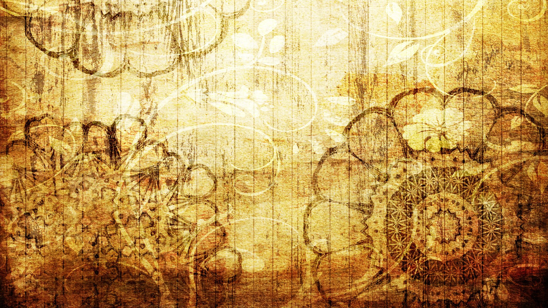 textures background flower yellow brown pattern