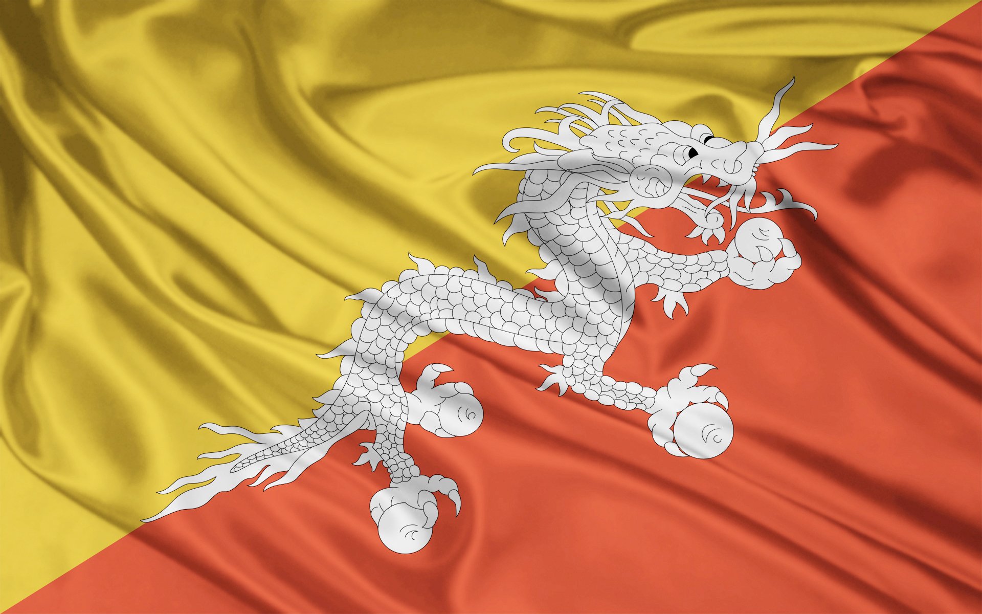 textura dragón reino de bután color amarillo naranja fondo papel pintado