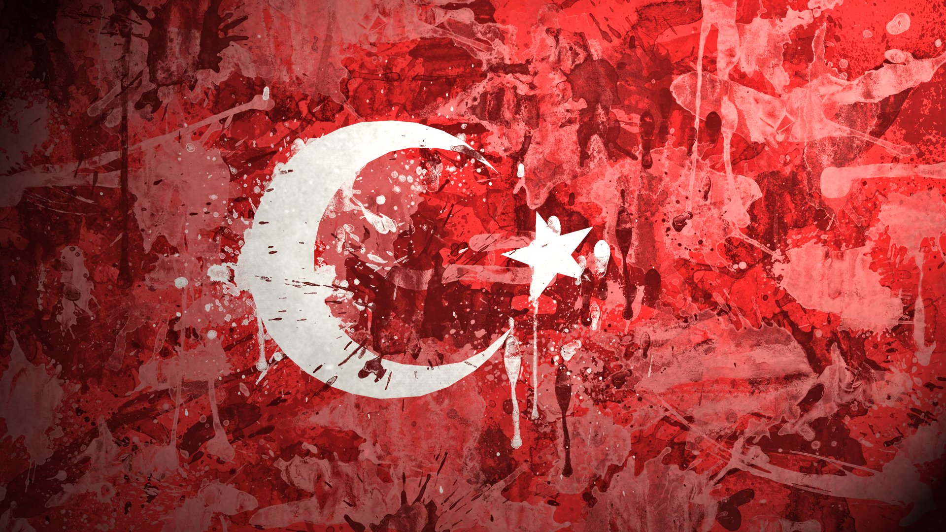 turquie république de turquie türkiye cumhuriyeti drapeau peinture