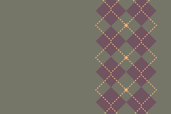 A fragment of a cell on a gray background