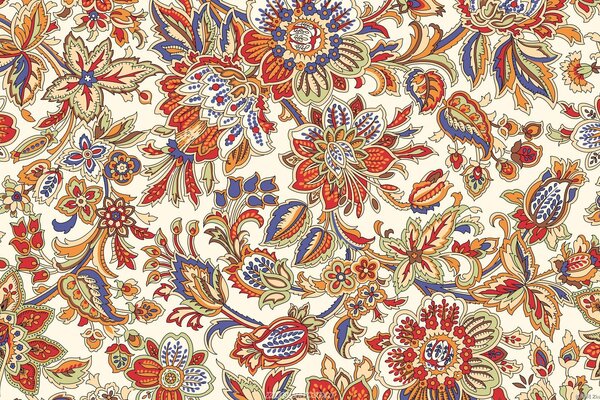 Sfondo modelli di fiori e foglie