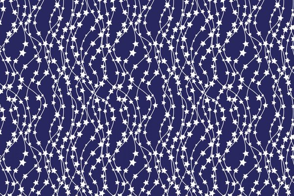Small stars on a blue background