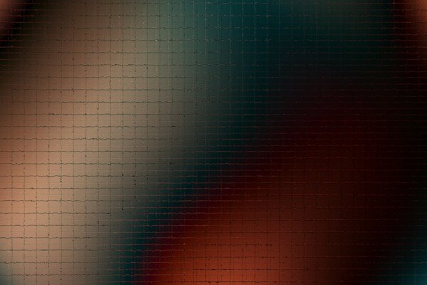 The cell is in a blurry red and black color