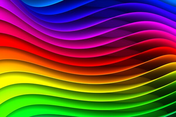 Arc-shaped stripes. Radiation spectrum