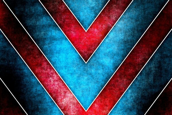 Strisce diagonali blu-rosse