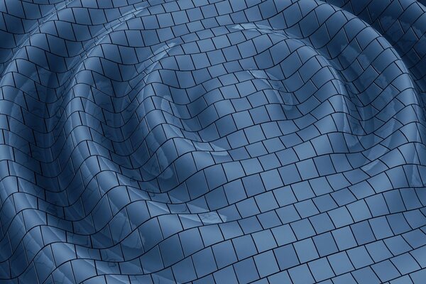 Blue texture in strong distortion
