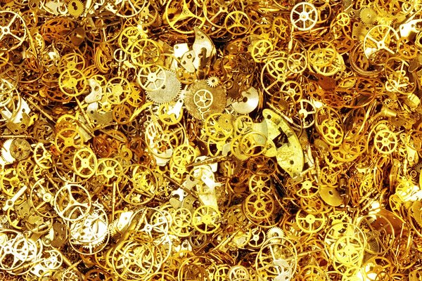 Textur mechanische Uhrenteile