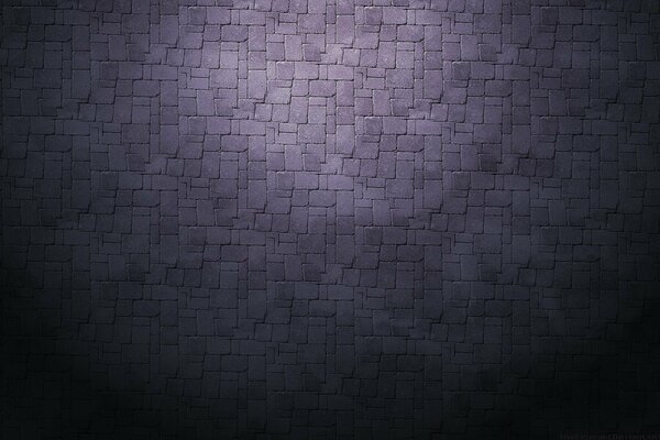 Texture de maçonnerie en lumière violette