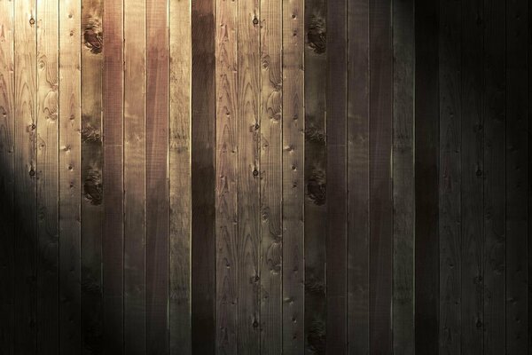 Planches de bois de couleur différente
