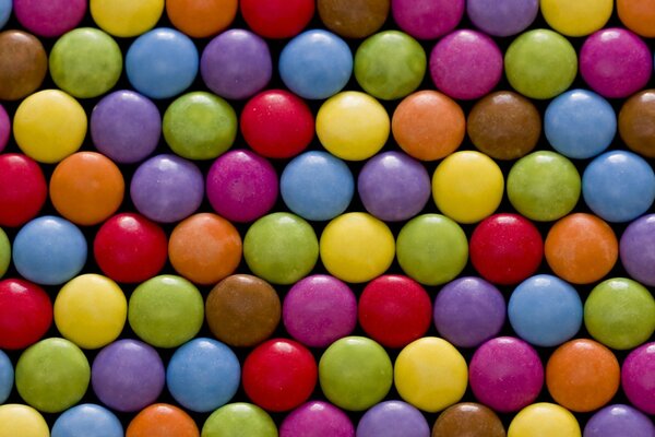 Bonbons colorés au chocolat mmdems