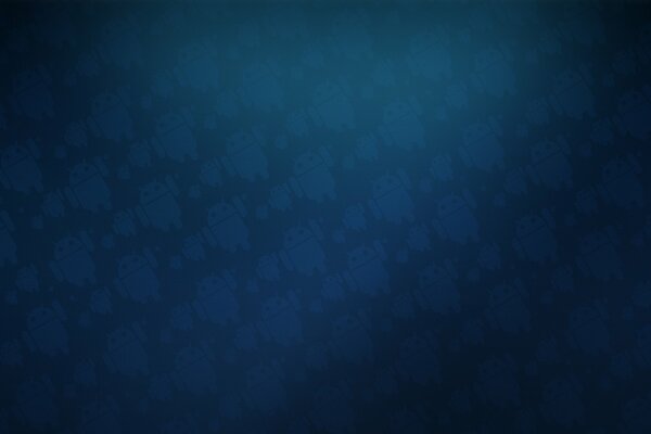 Einfache blaue Tagesdecke mit leichter Textur