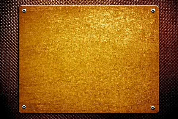 Plaque en bois sur fond de texture